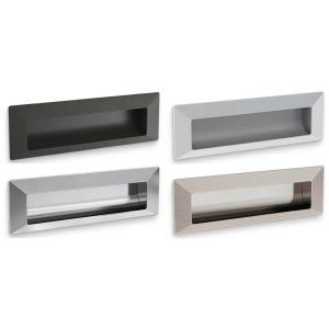 Mital Muschelgriff MA25 aus Metall, BA 128 mm, Nickel matt
