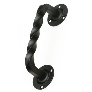 Gedotec Torgriff RINNER aus Stahl schwarz antik, 190 mm