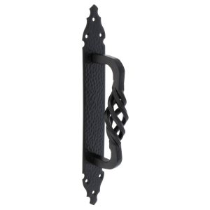 Gedotec Torgriff PRIEL aus Stahl schwarz antik
