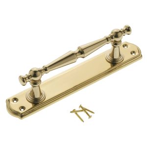 Gedotec Stoßgriff ANTOINETTE aus Messing, gerade 200 – 250 mm