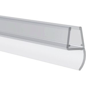 Rehau Mitteldichtung aus Kunststoff mit seitlicher Lippe für Glasdicke 6 – 8 mm, 2000 mm