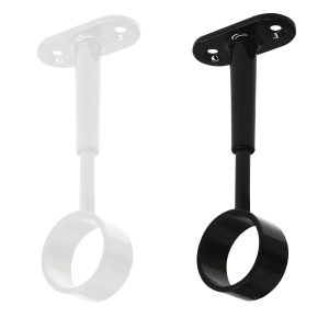 Gedotec Schrankrohrlager ROUND aus Stahl für Rundrohre Ø 25 mm, offen, schwarz
