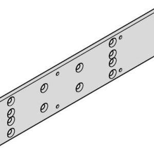 Dorma Montageplatte für TS 83 silberfarben