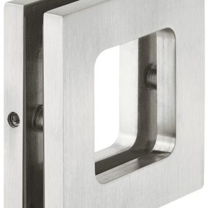Häfele Glastür-Muschelgriff H8505 Edelstahl matt