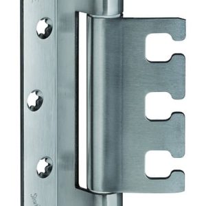 Häfele Startec Objekttürband, Größe 160 mm – Türband für Aufnahmeelement VX – für gefälzte Türen, 18