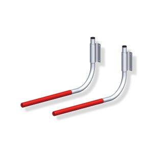 Alfer Fahrradhaken 550 x 270 mm Fahrradhalter Aluminium blank bis 30 kg Alfer Fahrradhaken 550 x 270 mm Fahrradhalter Aluminium blank bis 30 kg