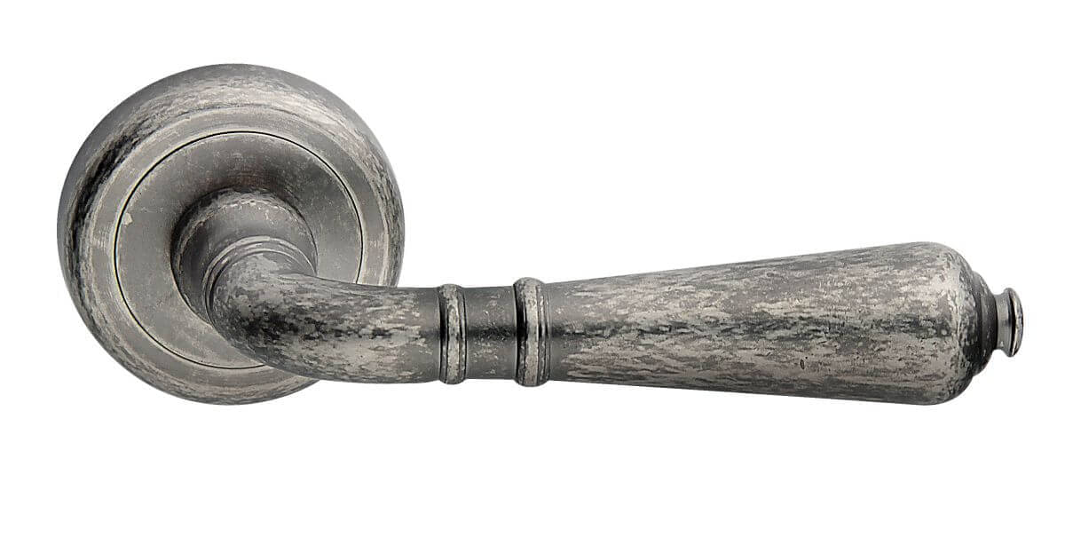 Fimet Drückergarnitur PARIS 154-231 aus Messing, PZ-Profilzylinder - Eisen antik