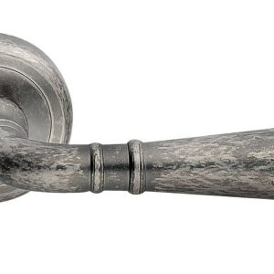 Fimet Drückergarnitur PARIS 154-231 aus Messing, BB-Buntbart – Eisen antik
