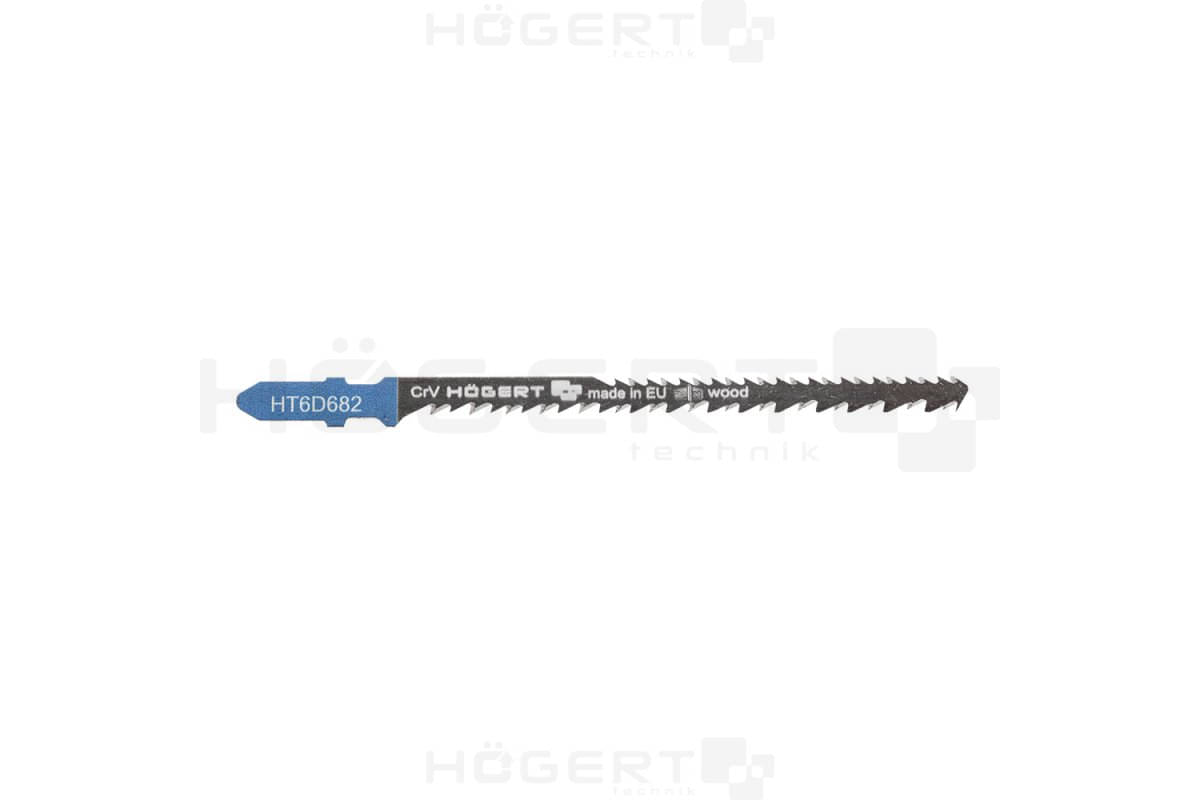Högert Stichsägeblätter für enge Kurvenschnitte 115 mm Holzstärke 3 - 80 mm, 2 Stück