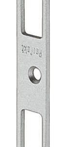Häfele Flachschließblech aus Stahl rund, 170 x 20 mm