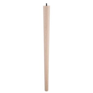 Häfele Tischbein Holz schrägstellbar 0-20°, Tischbein Buche 690 mm (ohne Tischbeinbefestigung)