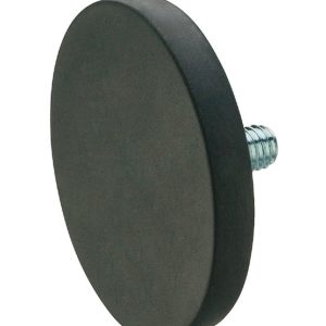 Häfele Haltemagnet gummiummantelt mit M4-M6-Gewindezapfen, Ø 43 mm – 10 kg