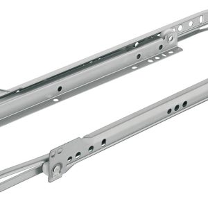 Häfele Rollenführung MATRIX RUNNER R S aus Stahl, Teilauszug aufliegende Montage Tragkraft 20 kg, 250 mm – Auszugslänge 165 mm