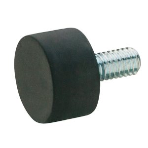 Häfele Haltemagnet gummiummantelt mit M4-M6-Gewindezapfen, Ø 12 mm – 1 kg