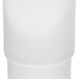 Häfele Zahnputzbecher aus Glas satiniert, Ø 67 mm 200 ml