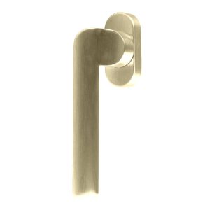 Fimet Fenstergriff PUNTO 1205 DK aus Metall, links – Messing gebürstet