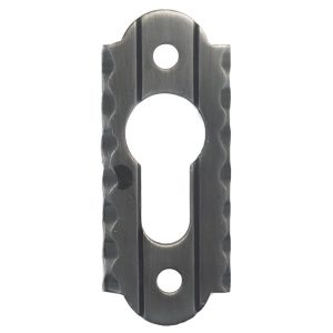 Gedotec PZ-Rosette LANDECK aus Schmiedeeisen, eckig 70 x 28