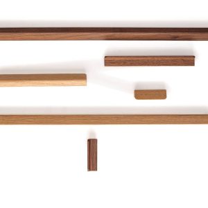 Viefe Möbelgriff FLAPP aus Holz, Eichenholz – 32 mm