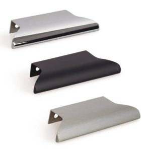 Viefe Möbelgriff RITTA aus Aluminium, Schwarz matt – BA 128 mm