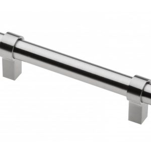 Gedotec Möbelgriff TRIEST aus Stahl, BA 96 mm