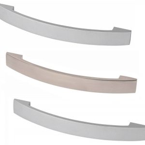 Gedotec Möbelgriff BELINDA aus Aluminium, BA 160 mm, verchromt poliert