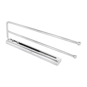 Gedotec Handtuchhalter SERENA-A Handtuchauszug chrom poliert 325 mm, 2 armig