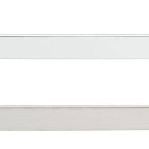 Häfele Möbelgriff H1390 aus Metall, Edelstahl-Optik – BA 192 mm