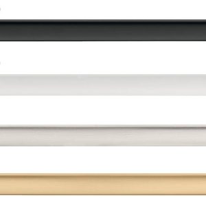 Häfele Möbelgriff H2135 aus Metall, Gold gebürstet – BA 96 mm