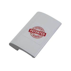 Gedotec Balkontürgriff DE LUXE aus Aluminium, 82×49 mm, Weiß