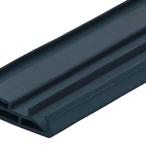 Deventer Haustürdichtung SV 155 Falzbreite 15 mm Türdichtung für Haustüren, Schwarz – 25 Meter