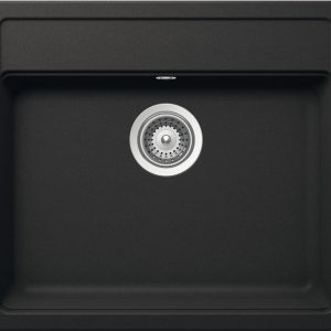 Häfele Aufbauspüle AS03 570 x 510 mm, Schwarz matt