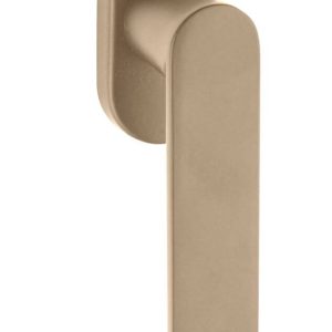 Fimet Fenstergriff SHAPE 1320 DK aus Aluminium, Messing gebürstet