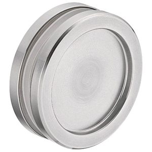 Fimet Muschelgriff SIMONE aus Edelstahl, Ø 60 mm für Ø 45 mm Glasbohrung