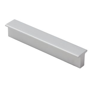 Häfele Möbelgriff H1004 Steggriff Aluminium silberfarben eloxiert, 120x14mm