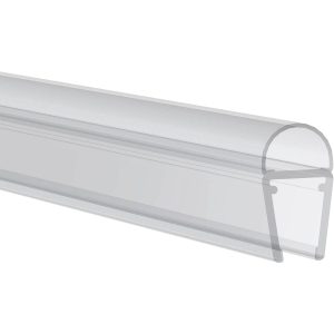 Rehau Duschtürdichtung aus Kunststoff streifend für Glasdicke 10 – 12 mm, 2000 mm