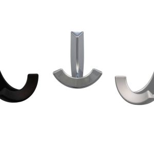 Gedotec Garderobenhaken SHAFT aus Metall, Chrom poliert