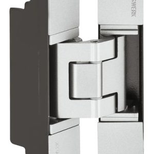Simonswerk Türband TECTUS TE 340 3D verdeckt für ungefälzte Türen bis 80 kg, Edelstahl-Design (SW 126)