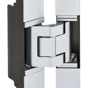 Simonswerk Türband TECTUS TE 340 3D verdeckt für ungefälzte Türen bis 80 kg, Silberfarben F1 (SW 124)
