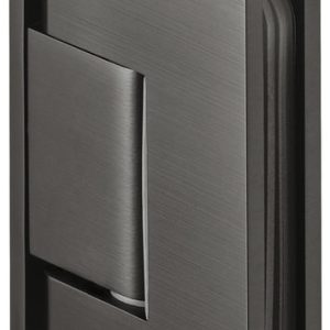 Häfele Duschtürband 90° H2047 Messing graphit-schwarz