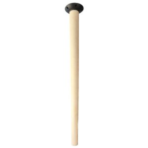 Gedotec Tischbein WOODY aus Holz 690 mm, stufenlos schrägstellbar 0 – 20°
