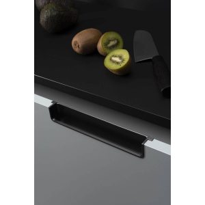 Viefe Muschelgriff NEST aus Metall, Schwarz matt