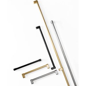 Viefe Möbelgriff LINKK aus Aluminium, Schwarz gebürstet – 320 mm