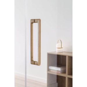 Viefe Stoßgriff LUV WOOD aus Holz, Eiche –  992 mm – Beidseitig (1 Paar)