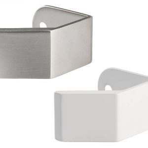 Mital Kantengriff SIMPLY zum Schrauben 44 x 35 mm, Weiß ABVERKAUF