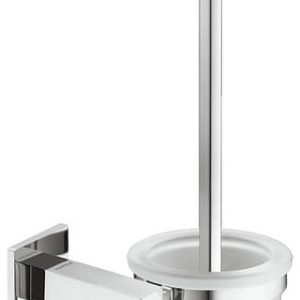 Häfele WC-Bürstengarnitur H5750 Messing chrom poliert eckig
