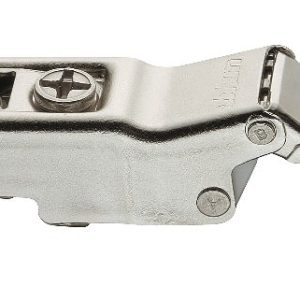 Blum Clip Top Winkelscharnier -15° Blumotion aufschlagend 110° mit Schließautomatik, 79B3453- Schraubtopf
