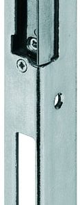 Häfele Winkelschließblech, KFV, 250 mm, mit Austauschstück, vernickelt matt, DIN Links