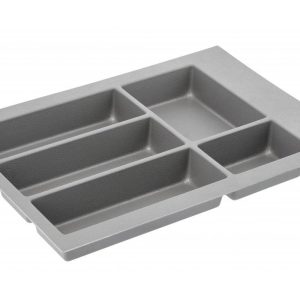 Gedotec Schubladeneinsatz AXISPACE aus Kunststoff, Anthrazit – 400 mm