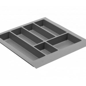Gedotec Schubladeneinsatz AXISPACE aus Kunststoff, Anthrazit – 500 mm
