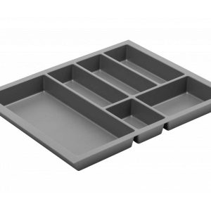 Gedotec Schubladeneinsatz AXISPACE aus Kunststoff, Anthrazit – 600 mm